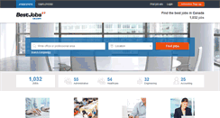 Desktop Screenshot of bestjobsca.com