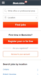 Mobile Screenshot of bestjobsca.com